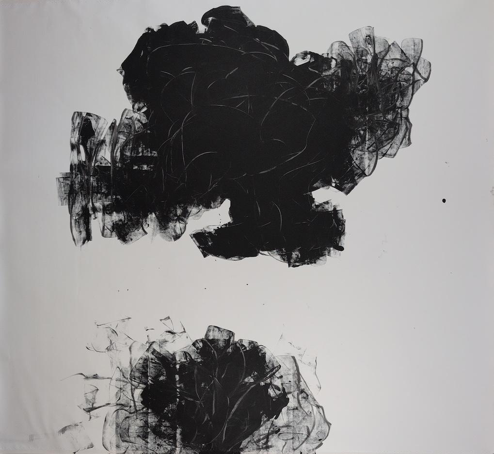 Untitled 04 from the Threshold series, a large-scale abstract painting by Gareth Pitt-Hart