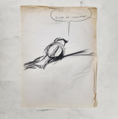 Studio notes and process materials by Gareth Pitt-Hart